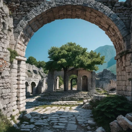 Albainian Ruins Archway