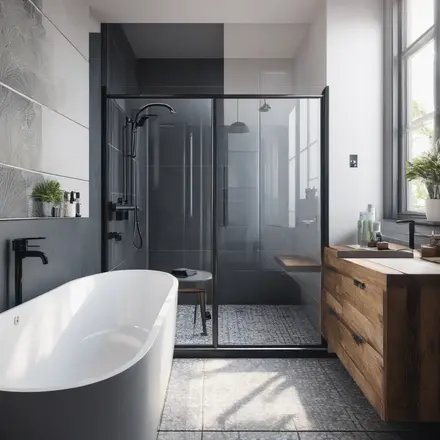modern renovated bathroom