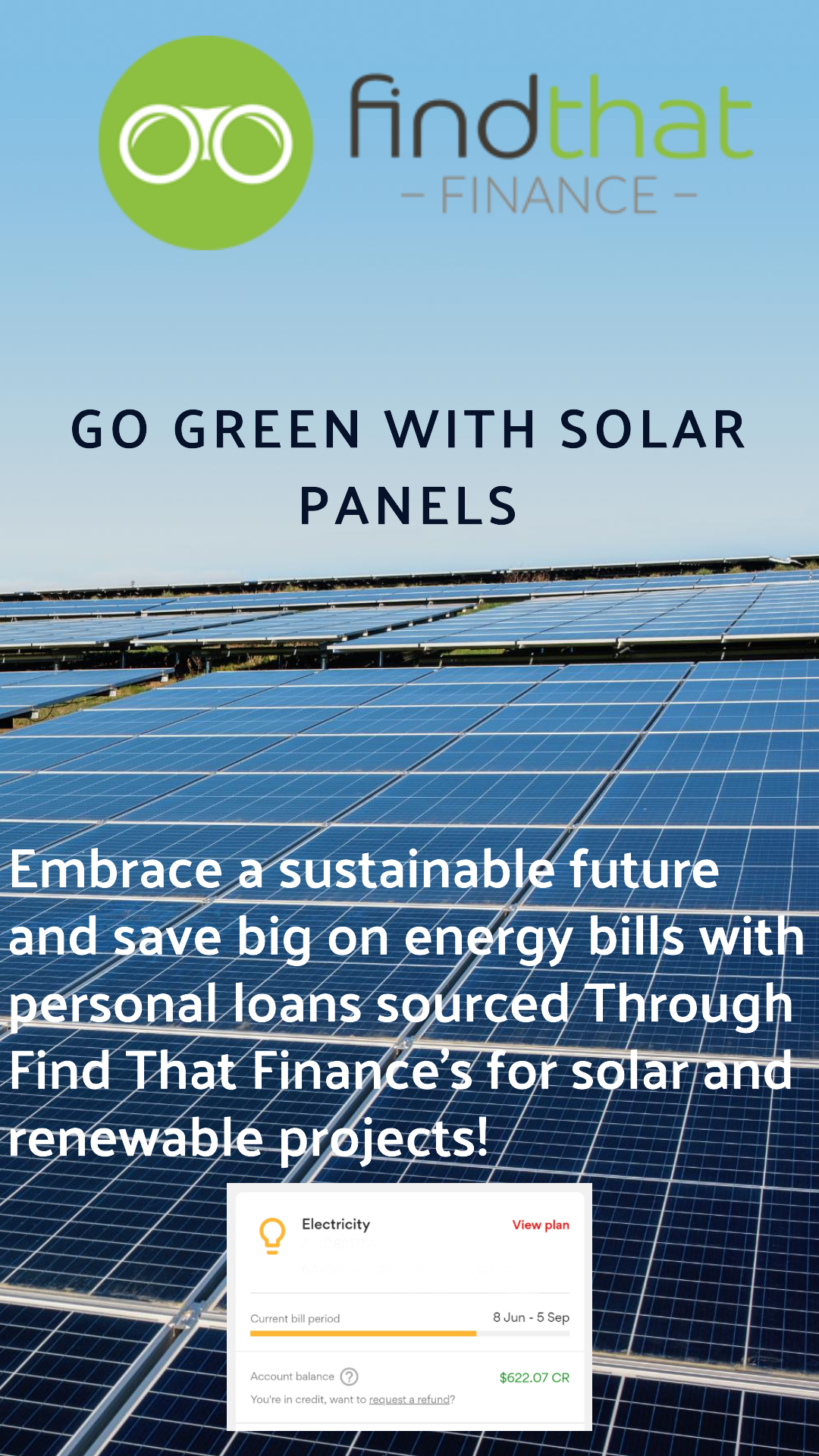 Solar Advertisement for personal loan to get solar