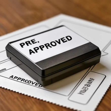 Pre-Approval Stamp for a private seller car loan