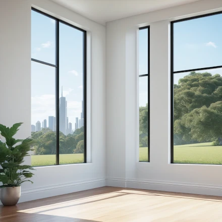 Modern Desgn Timber Awning Window