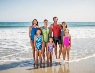 Bali Holiday Family on Beach