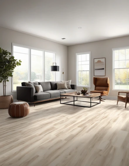 Luxury Vinyl Plank Living Room