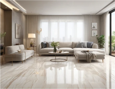 Porcelain Tile Living Room